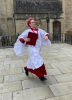 Running chorister, late again!!
